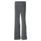 Women's Flowing Palazzo Pants with Stylish Wrap Tie
