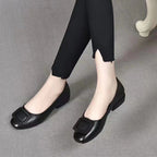 Women's Ballet Flats with Jewelry Appliqué and Comfortable Footbed