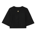 Women's Elegant Cardigan with Decorative Button
