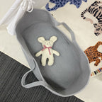 Packable Open-Top Straw Visor with Wide Brim and Carry Strap