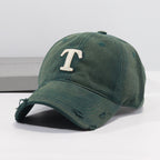 Men's Distressed Denim Cap