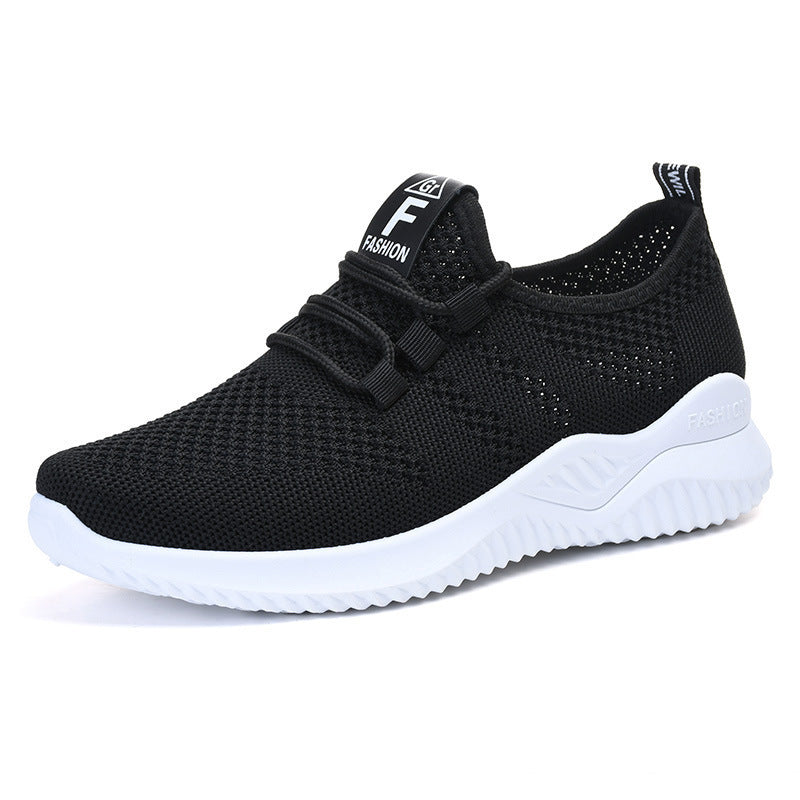 Women's Breathable Lightweight Sneakers with Elastic Upper