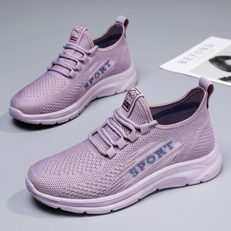 Women's Breathable Sport Sneakers with Innovative Quick-Lace System