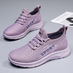 Women's Breathable Sport Sneakers with Innovative Quick-Lace System