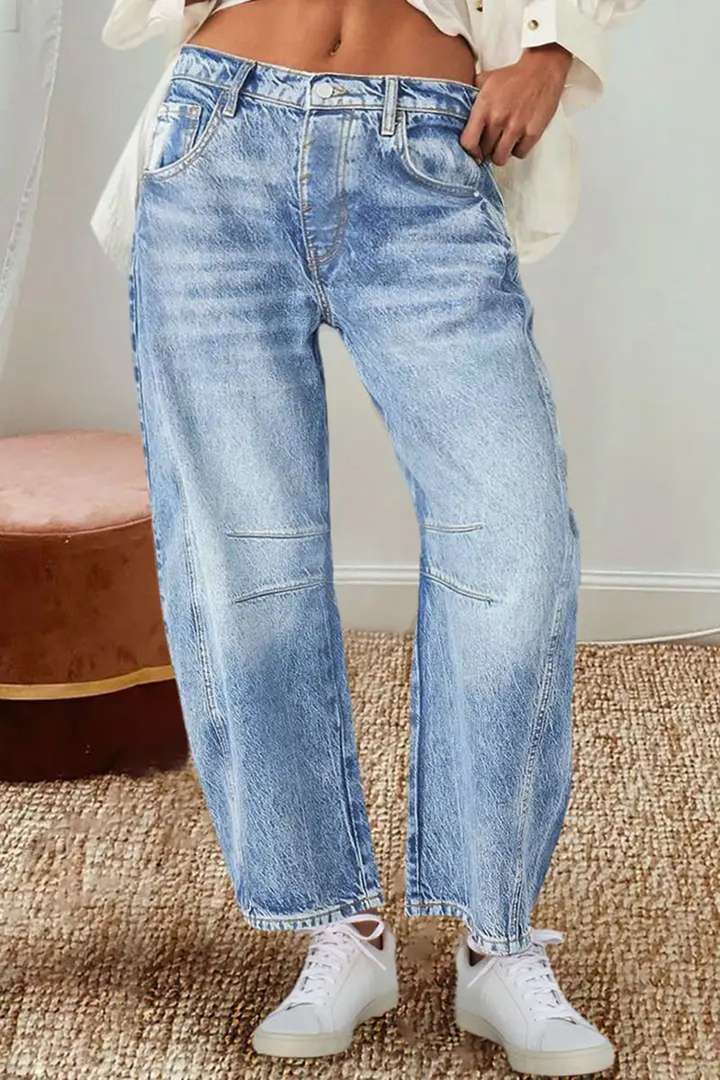Women's High-Waisted Baggy Jeans