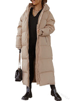 Women's Long Quilted Winter Jacket