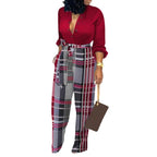 Women's Denim Jumpsuit with Fashionable Patchwork Design and Practical Pockets