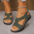 Women's Breathable Clogs with Elegant Perforation Design