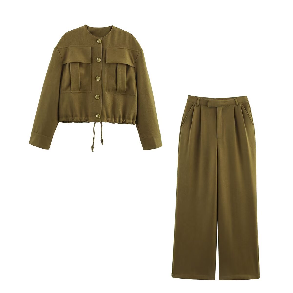 Women's Cropped Utility Jacket