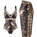Women's Swimsuit with Elegant Wrap Skirt