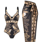 Women's Swimsuit with Elegant Wrap Skirt