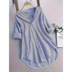 Women's Casual Striped Shirt Blouse