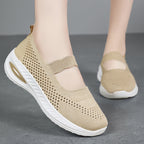 Women's Breathable Casual Sneakers with Elastic Strap