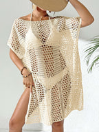 Women's Elegant Crochet Beach Cover-Up