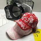 Men's Graphic Print Snapback Cap