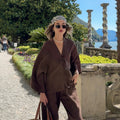 Elegant and Airy Linen Jacket with Side Slits
