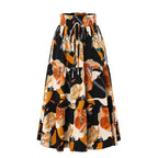 Women's Floral Midi Skirt