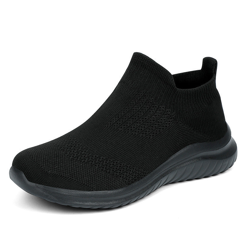 Women's Breathable Slip-On Sneakers with Elastic Upper