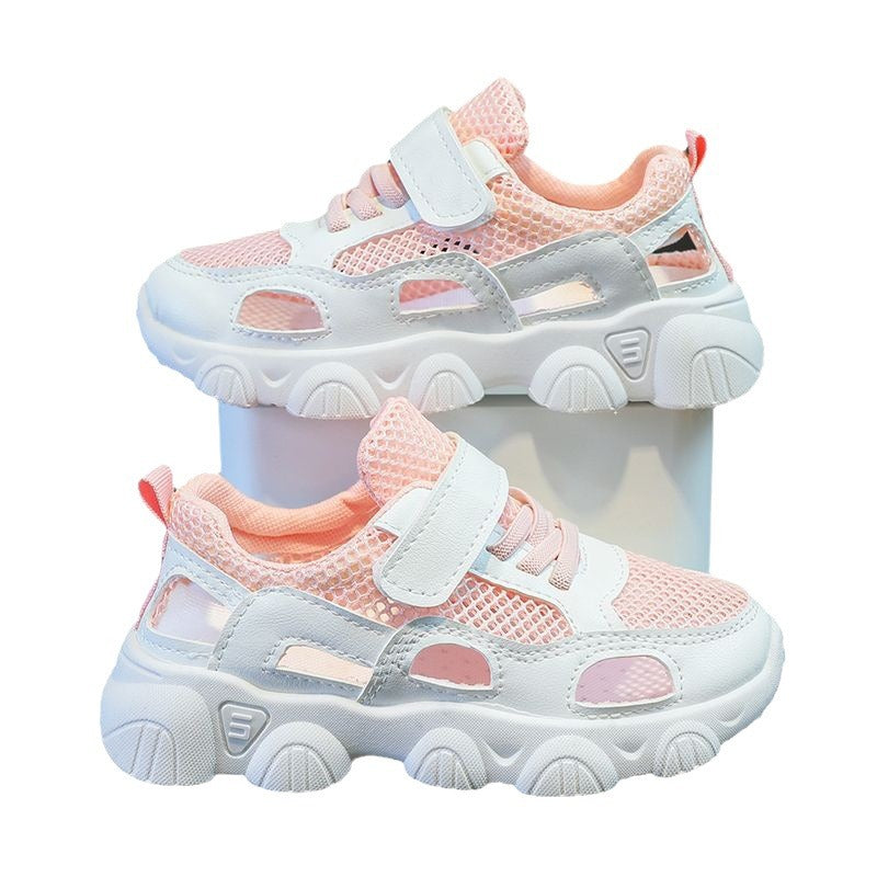 Women's Breathable Casual Sneakers with Adjustable Velcro and Non-Slip Sole