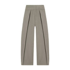 Women's Elegant Wide-Leg Trousers with Fine Pleats