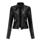 Women's Biker Jacket with Modern Cut