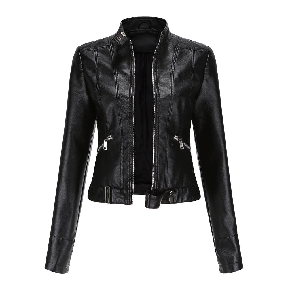 Women's Biker Jacket with Modern Cut