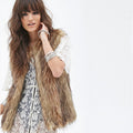 Women's Elegant Faux Fur Vest