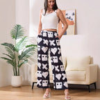 Women's Casual Pants with Creative Graphic Design