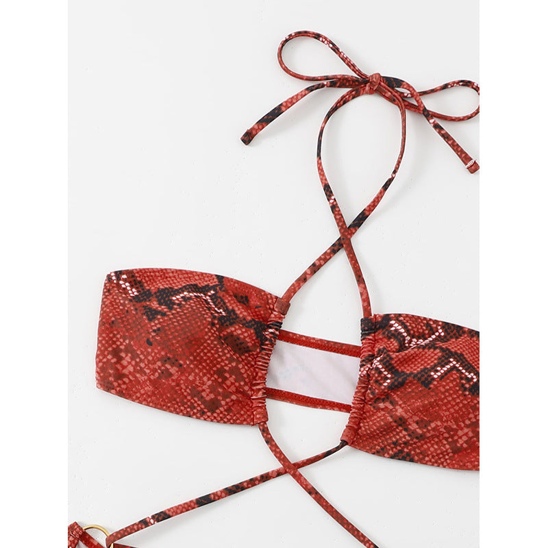 Women's Bandeau Bikini with Refined Cut-outs