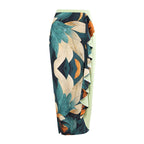 Women's Swimsuit Set with Elegant Asymmetrical Design and Playful Skirt Detail