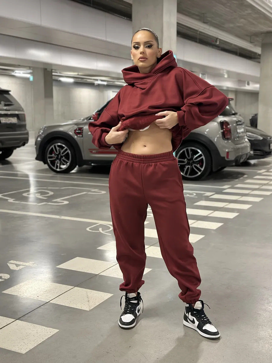 Women's Cozy Oversized Hoodie and Jogger Set