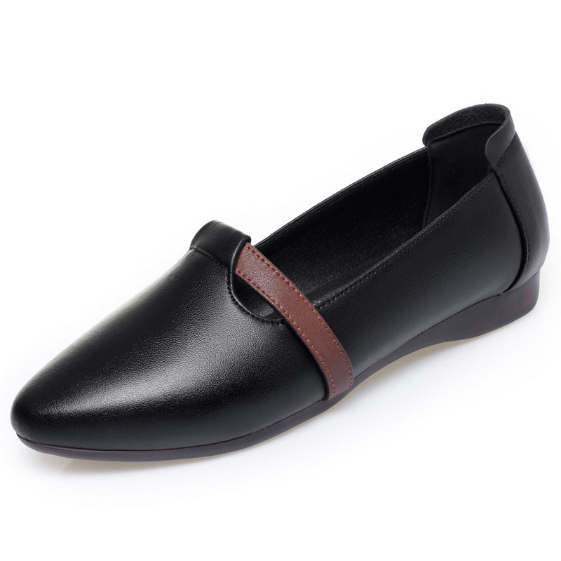Women's Ballet Flats with Elegant Strap and Comfortable Footbed