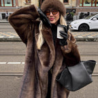 Women's Luxury Faux Fur Coat