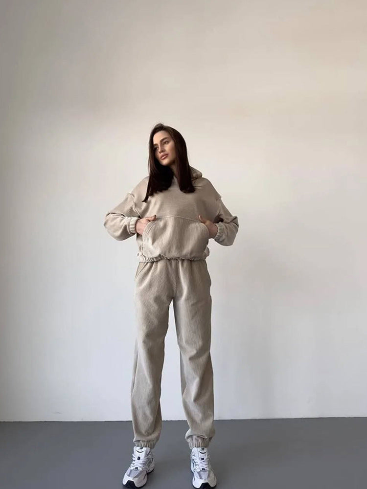 Women's Corduroy Lounge Set