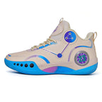 Women's High-Top Basketball Sneakers with Non-Slip Sole