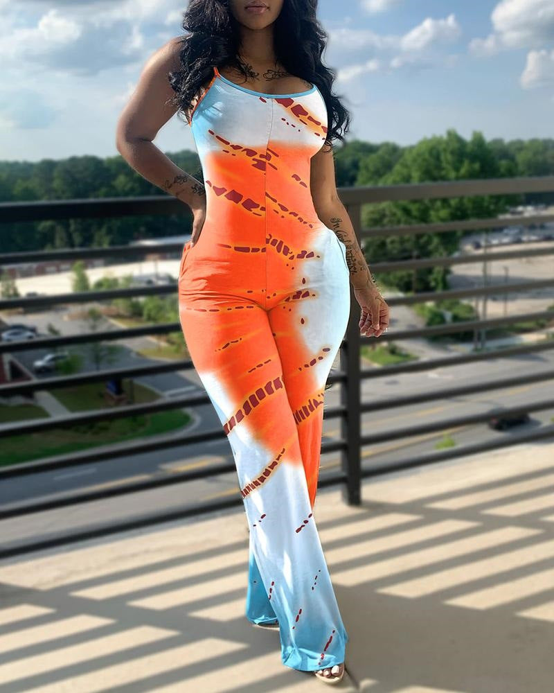 Women's Jumpsuit in Modern Striped Look