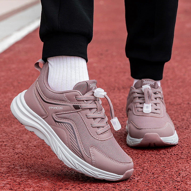 Women's Breathable Running Sneakers with Quick-Lace System