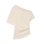 Women's Asymmetrical Draped Top