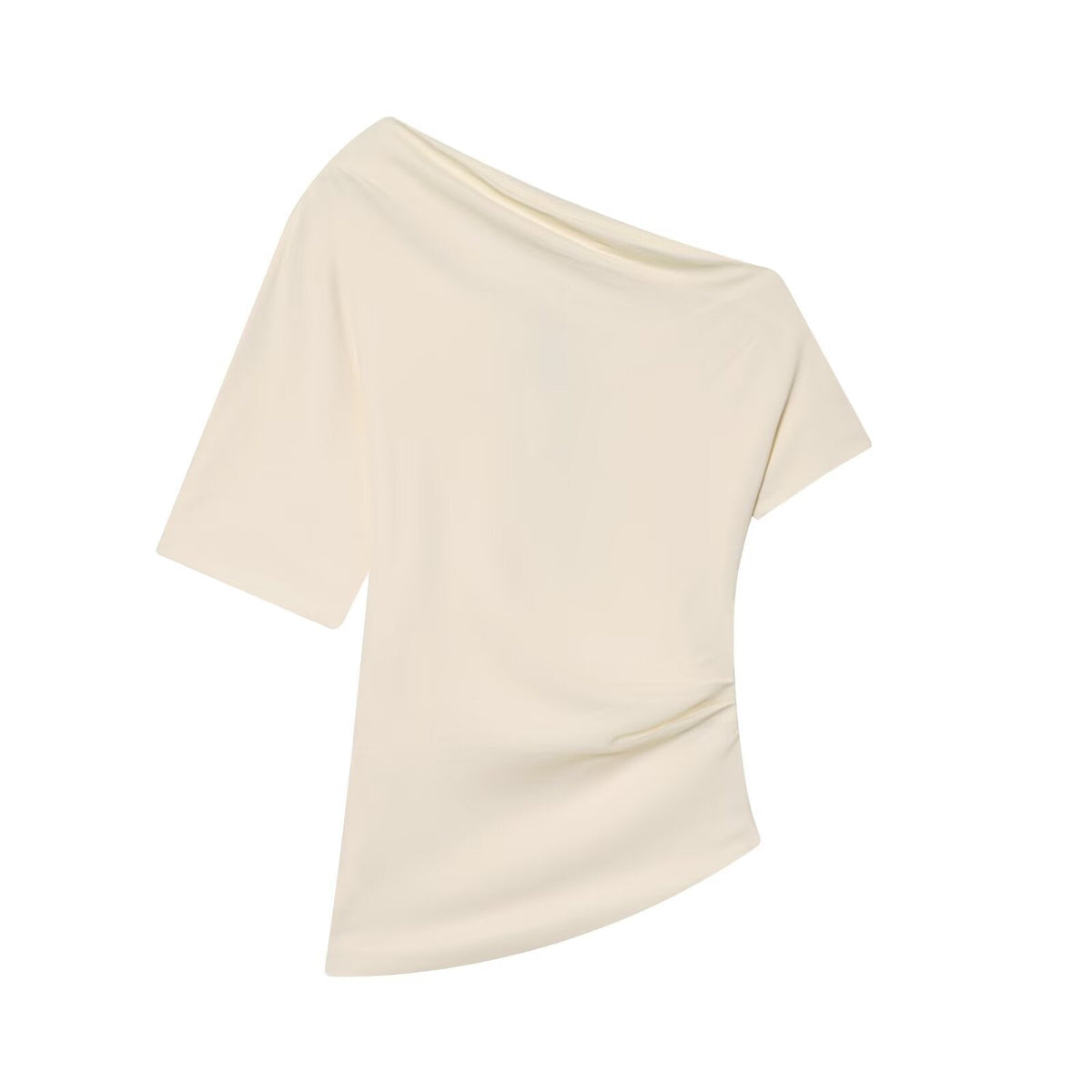 Women's Asymmetrical Draped Top