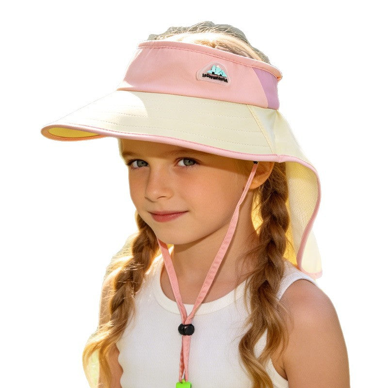 Kids' Sun Protection Hat with Neck Flap