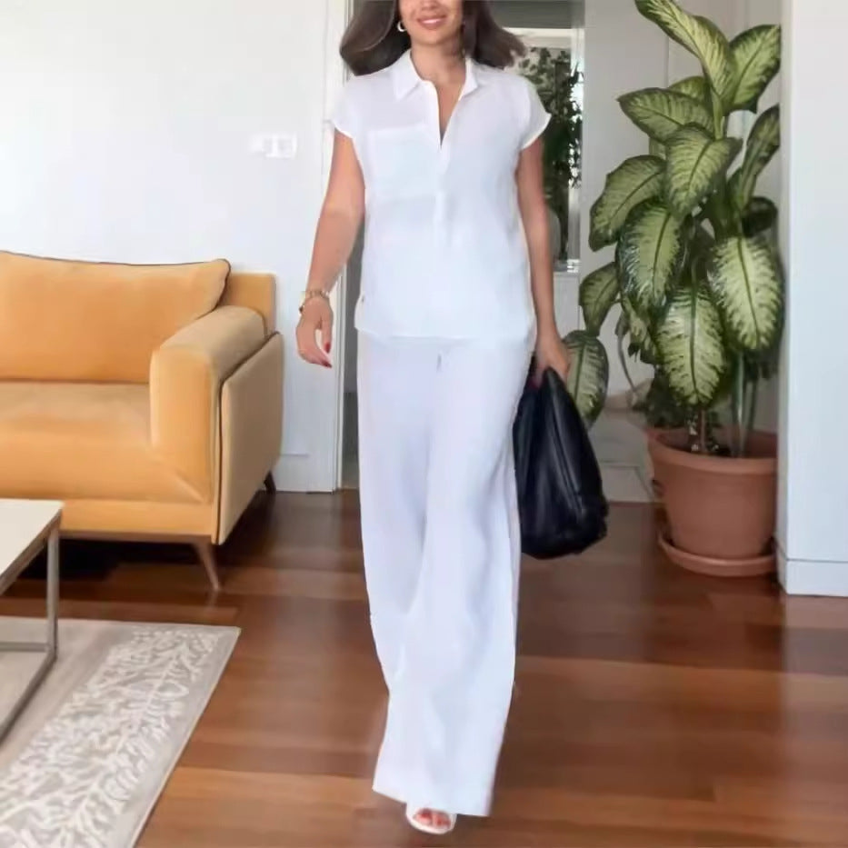 Elegant Women's Linen Blouse