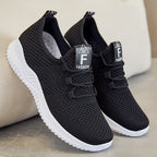 Women's Breathable Lightweight Sneakers with Elastic Upper