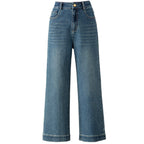 Women's High-Waisted Wide-Leg Trousers
