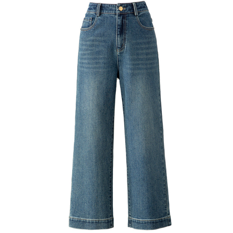 Women's High-Waisted Wide-Leg Trousers