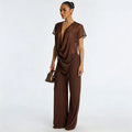 Women's Elegant Oversized Outfit in Flowy Fabric