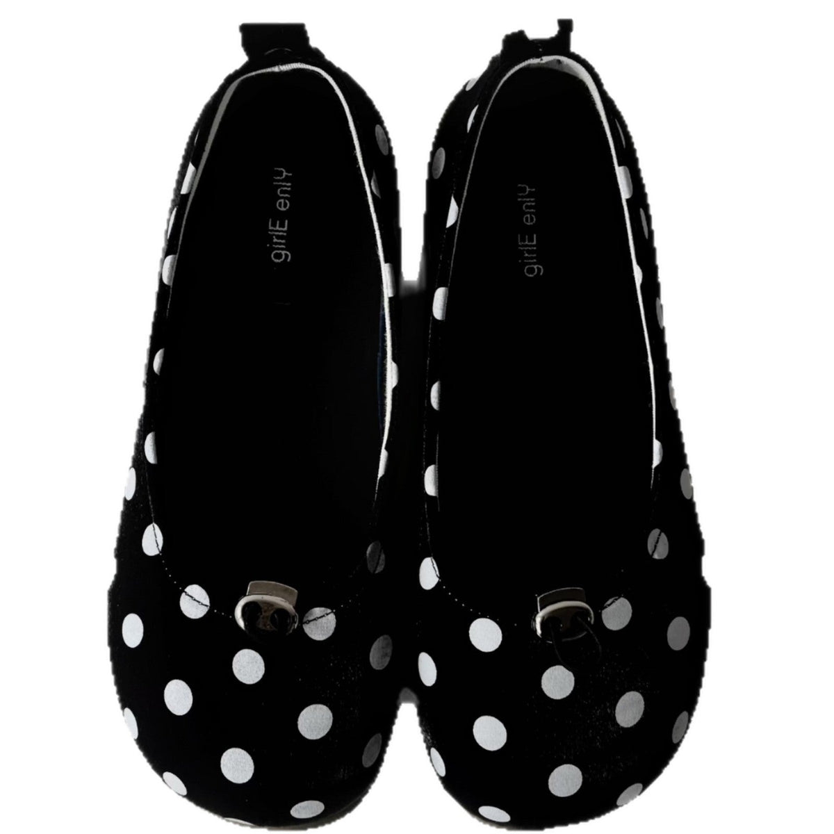 Women's Polka Dot Ballet Flats with Cushioned Footbed