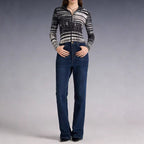 Women's High-Waisted Flared Jeans