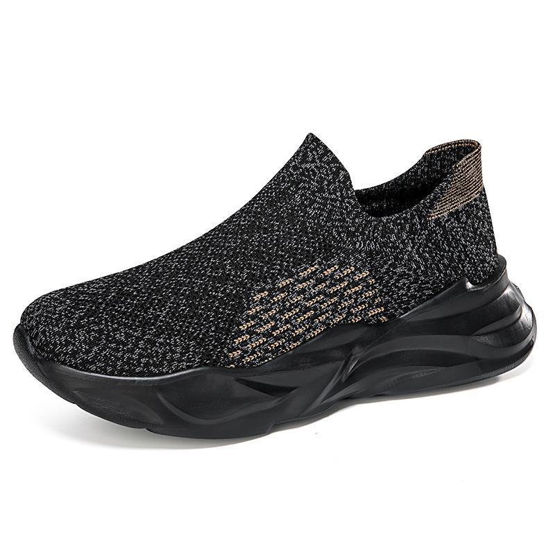 Women's Breathable Sneakers with Elastic Knit Upper