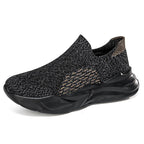 Women's Breathable Sneakers with Elastic Knit Upper