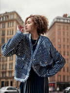 Women's Cocoon Cardigan with Button Details